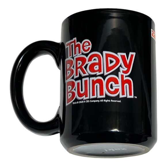 Zak Designs Brady Bunch Graphic Coffee Cup – Vibrant 80’s Retro Pop Art 12oz Mug - Picture 4 of 8